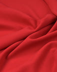 Red Doublewave Crepe Fabric 98880