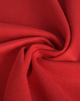 Red Melton Fabric 4583