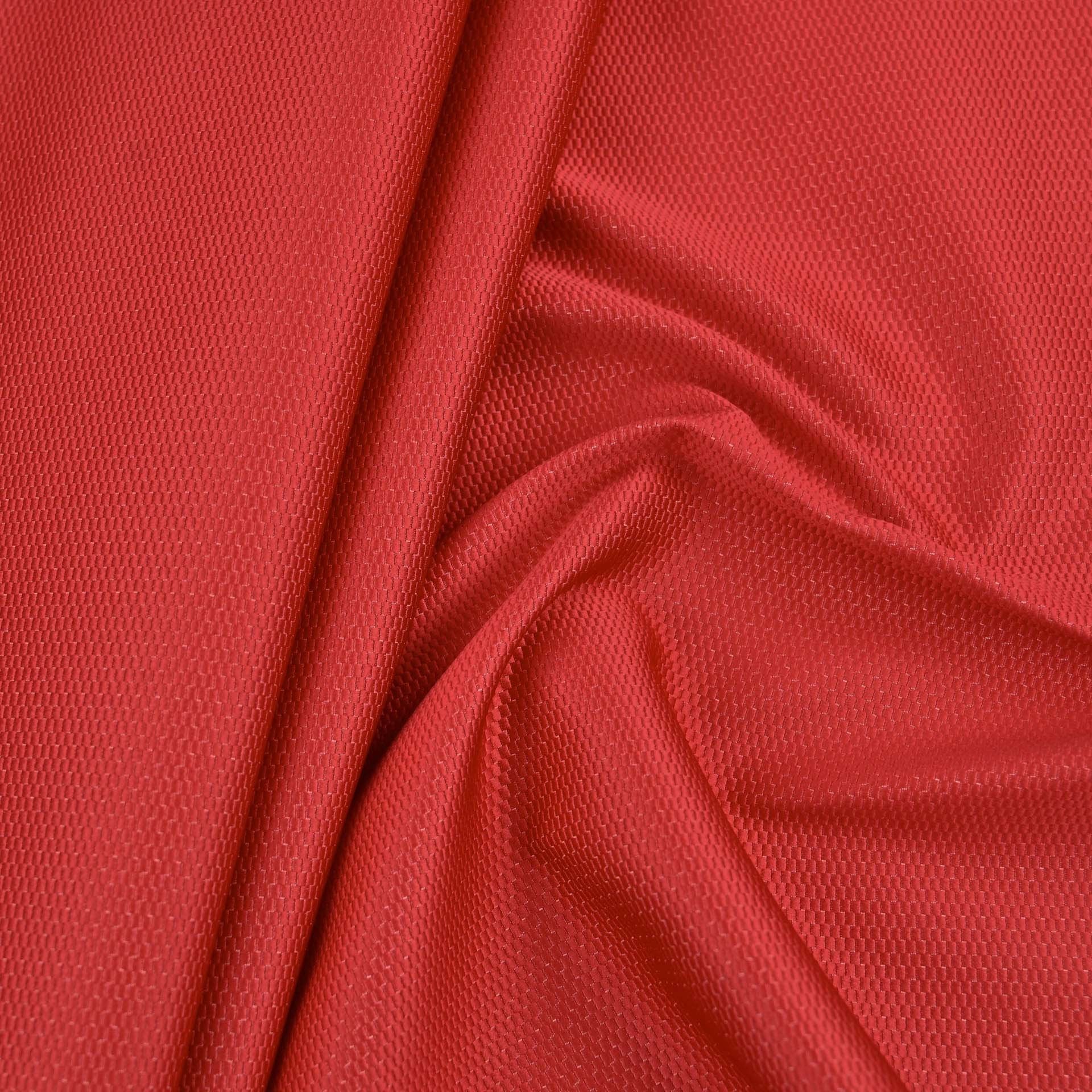 Red Micro Jacquard Fabric 96868