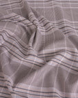 Rose Suiting Check Fabric 4266