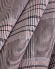 Rose Suiting Check Fabric 4266