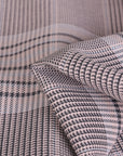 Rose Suiting Check Fabric 4266