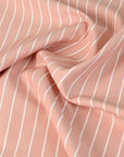 Rose White Stripes Twill 3577