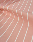 Rose White Stripes Twill 3577