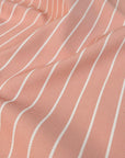 Rose White Stripes Twill 3577