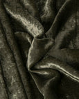 Sage Green Hammered Velvet Fabric 2343