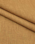 Tan Printed Linen Fabric 98624