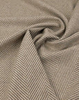 Tan Fancy Herringbone Fabric 97004