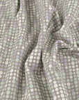Tan Stretch Twill Printed Fabric 97536