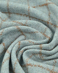 Turquoise Check Coating Fabric 4809