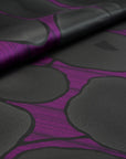 Violet Charcoal Geometric Jacquard 5591