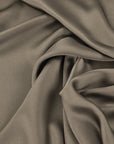 Walnut Brown Crepe Satin Fabric 97195