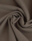 Walnut Brown Seersucker Fabric 98055