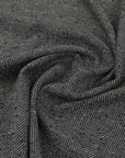 Black Herringbone Tweed 98210