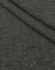 Black Herringbone Tweed 98210