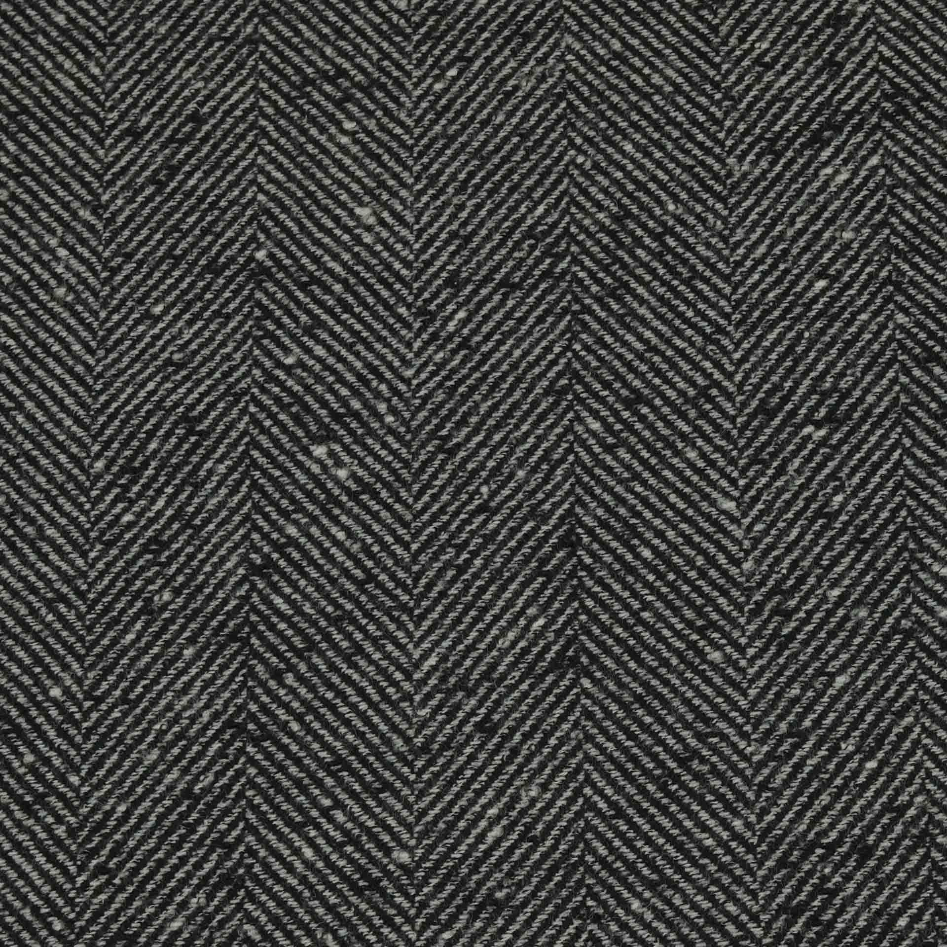 Black Herringbone Tweed 98210