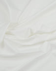White Cotton Stretch Poplin 98304