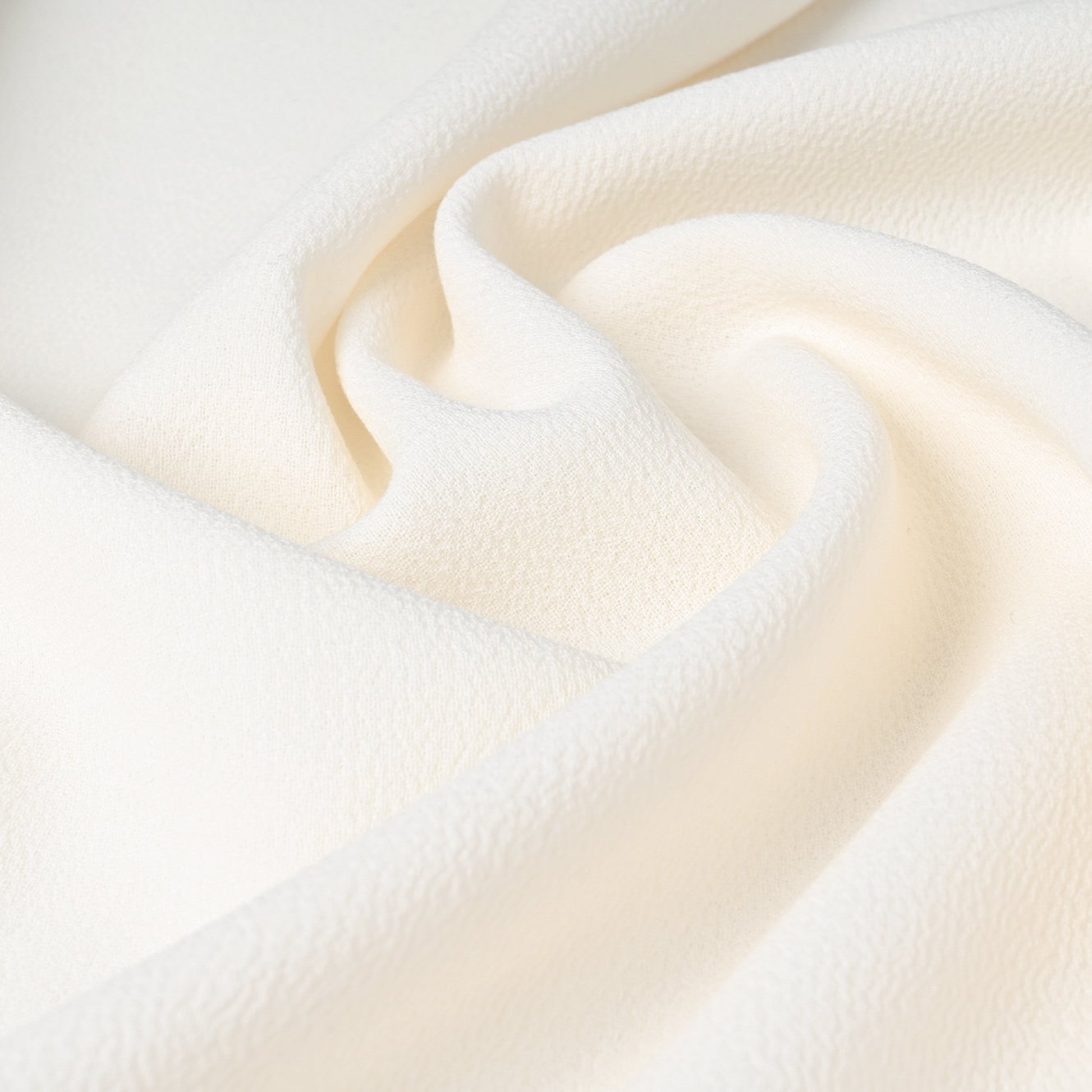 White Crepe Fabric 2743