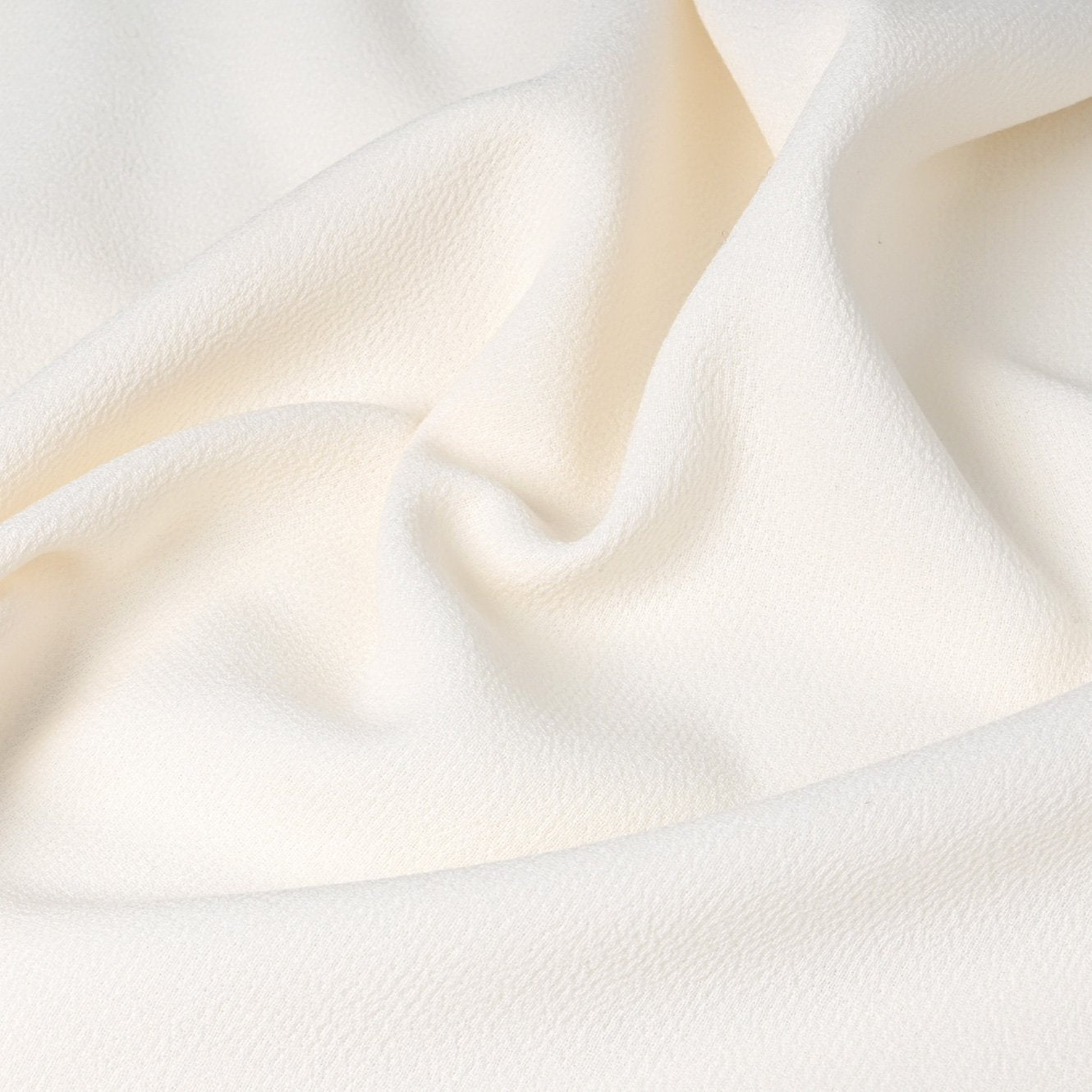 White Crepe Fabric 2743