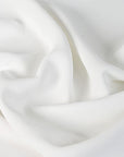 White Crepe fabric