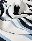 White Geometric Print 3251