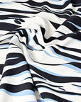 White Geometric Print 3251