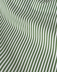White Green Striped Poplin 2931