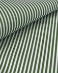 White Green Striped Poplin 2931