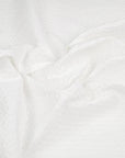 White Jacquard Fabric 3696