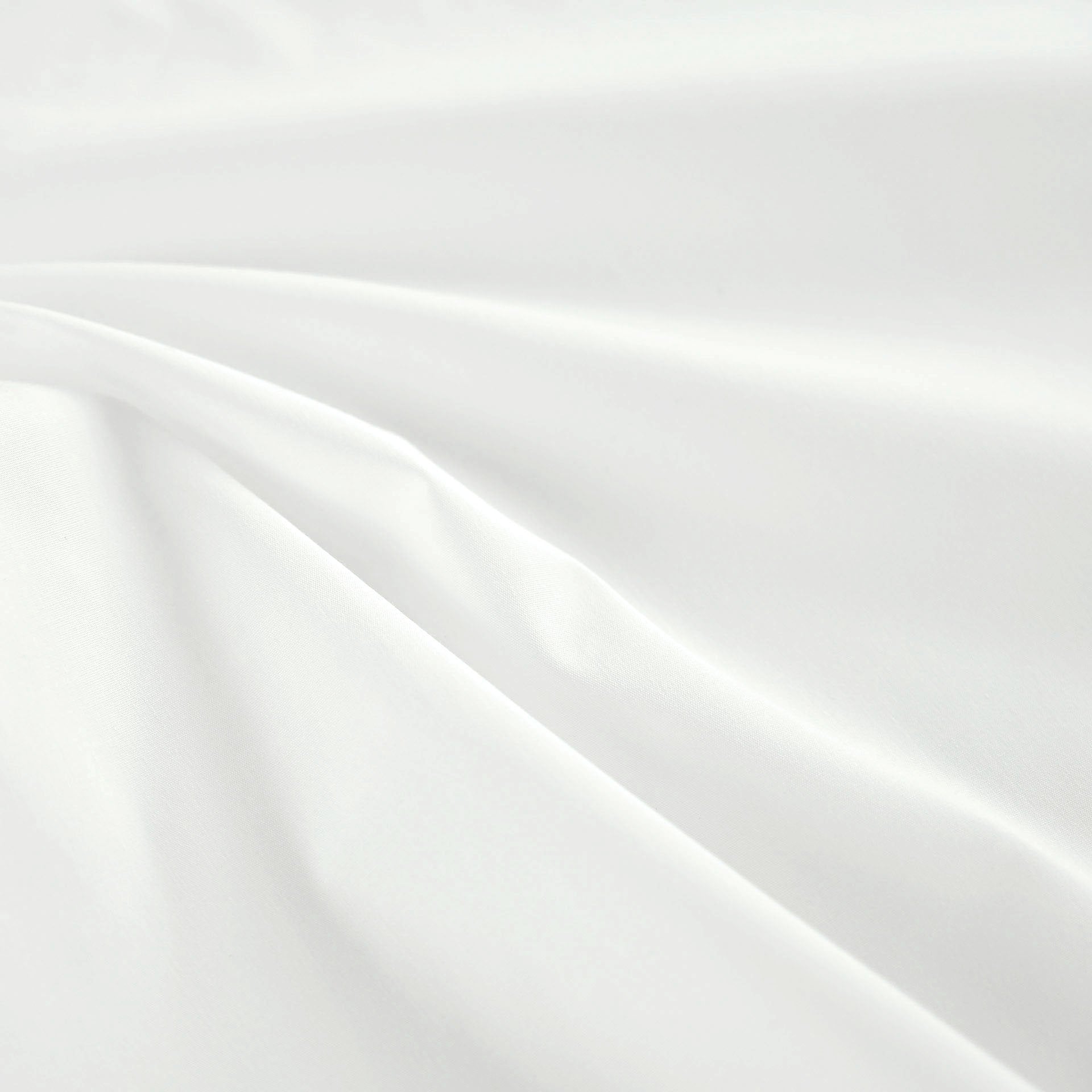 White Plain Poplin fabric 4375