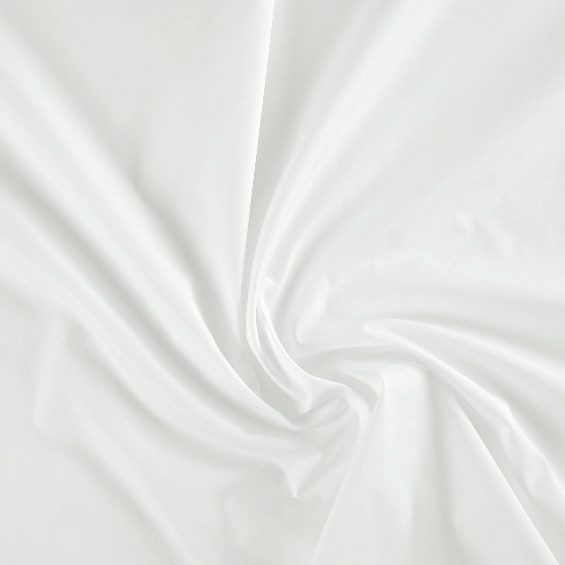 White Plain Poplin fabric 4375