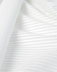 White Pleated Poplin Fabric 3720