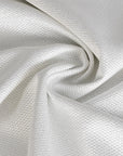 White & Silver Fancy Jacquard 2812