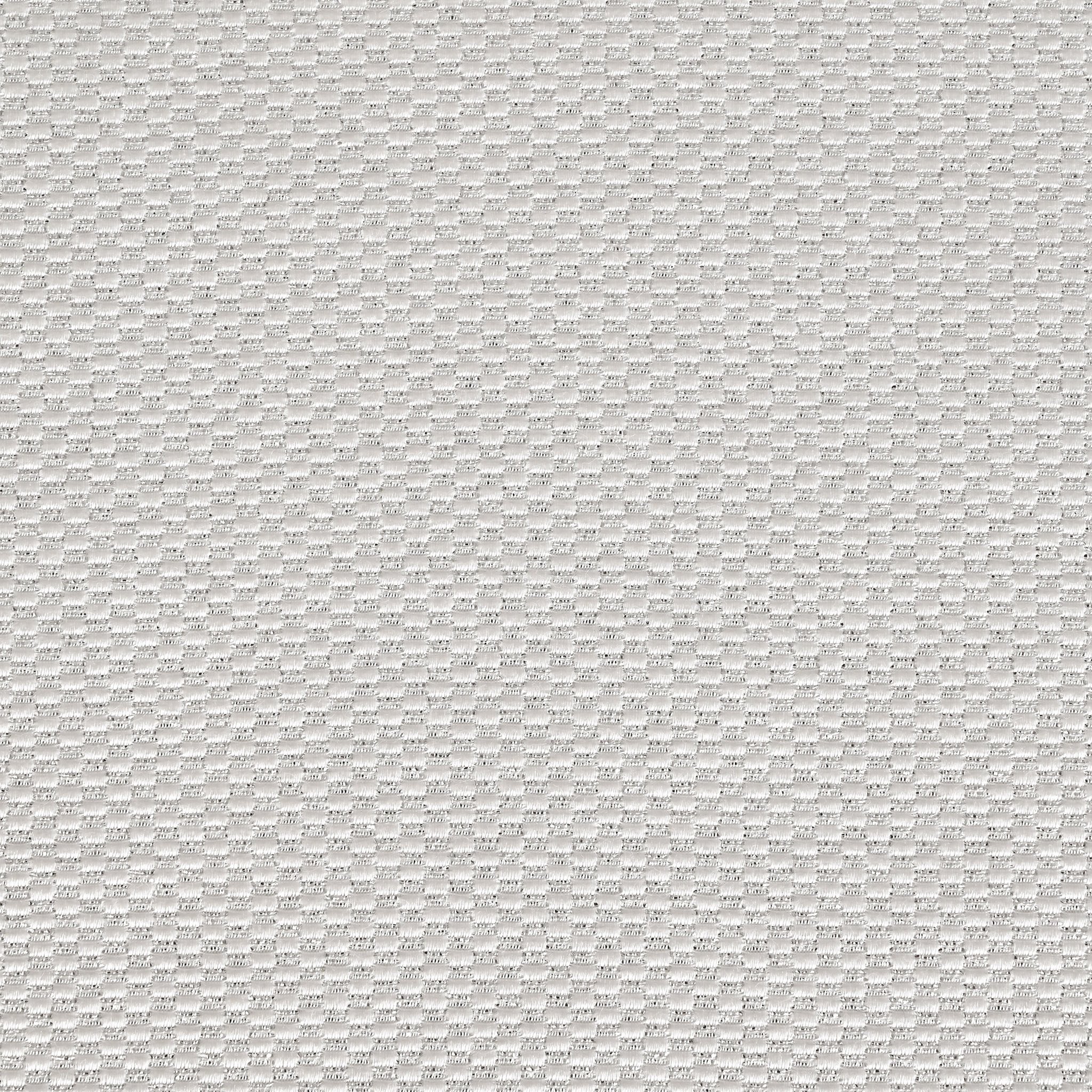 White & Silver Fancy Jacquard 2812