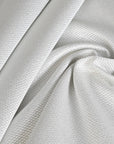White & Silver Fancy Jacquard 2812