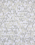 White Stretch Twill Printed Fabric 97543