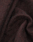 Wine Wool Waffle Weave 98874