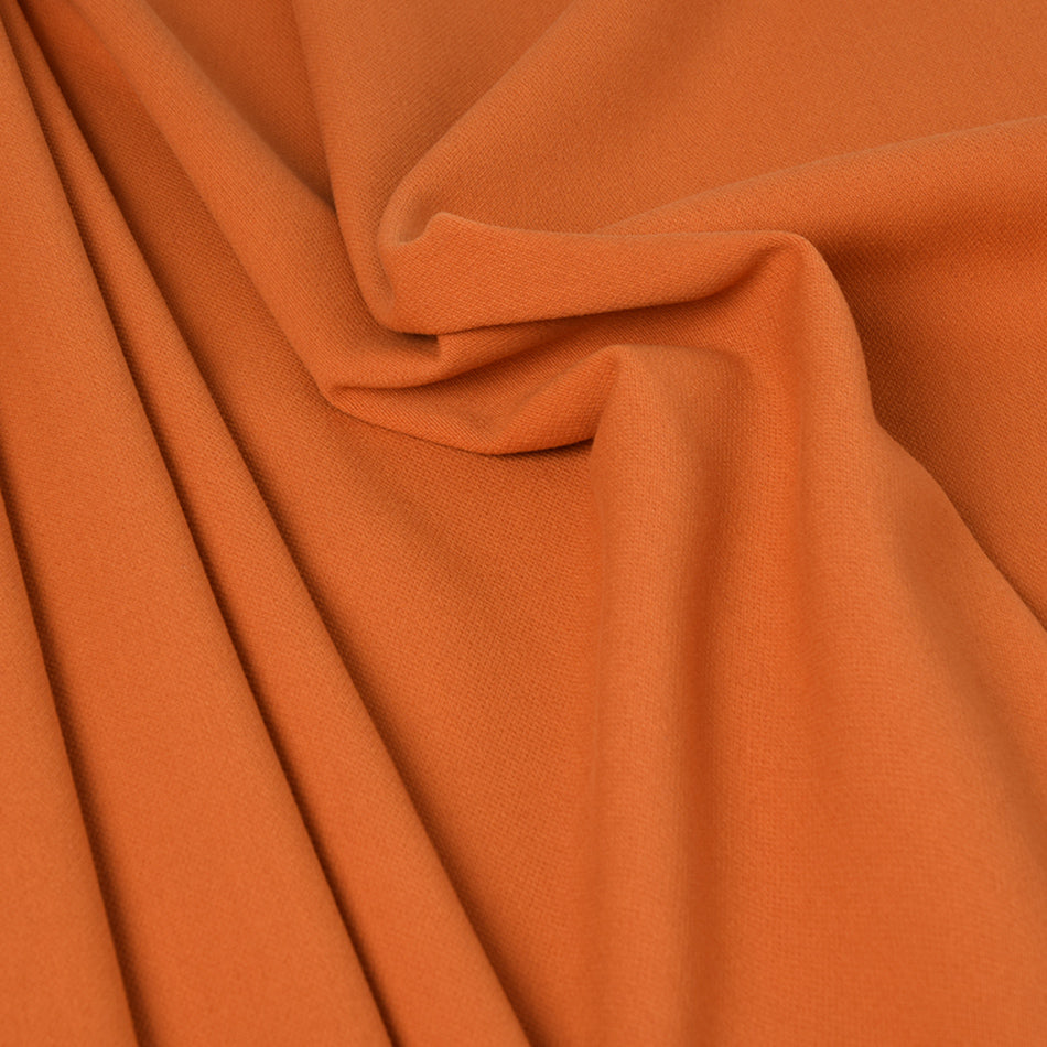 Orange Doublewave Stretch Fabric 3306 - Fabrics4Fashion