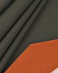 Green Orange Double Faced Fabric 393 - Fabrics4Fashion