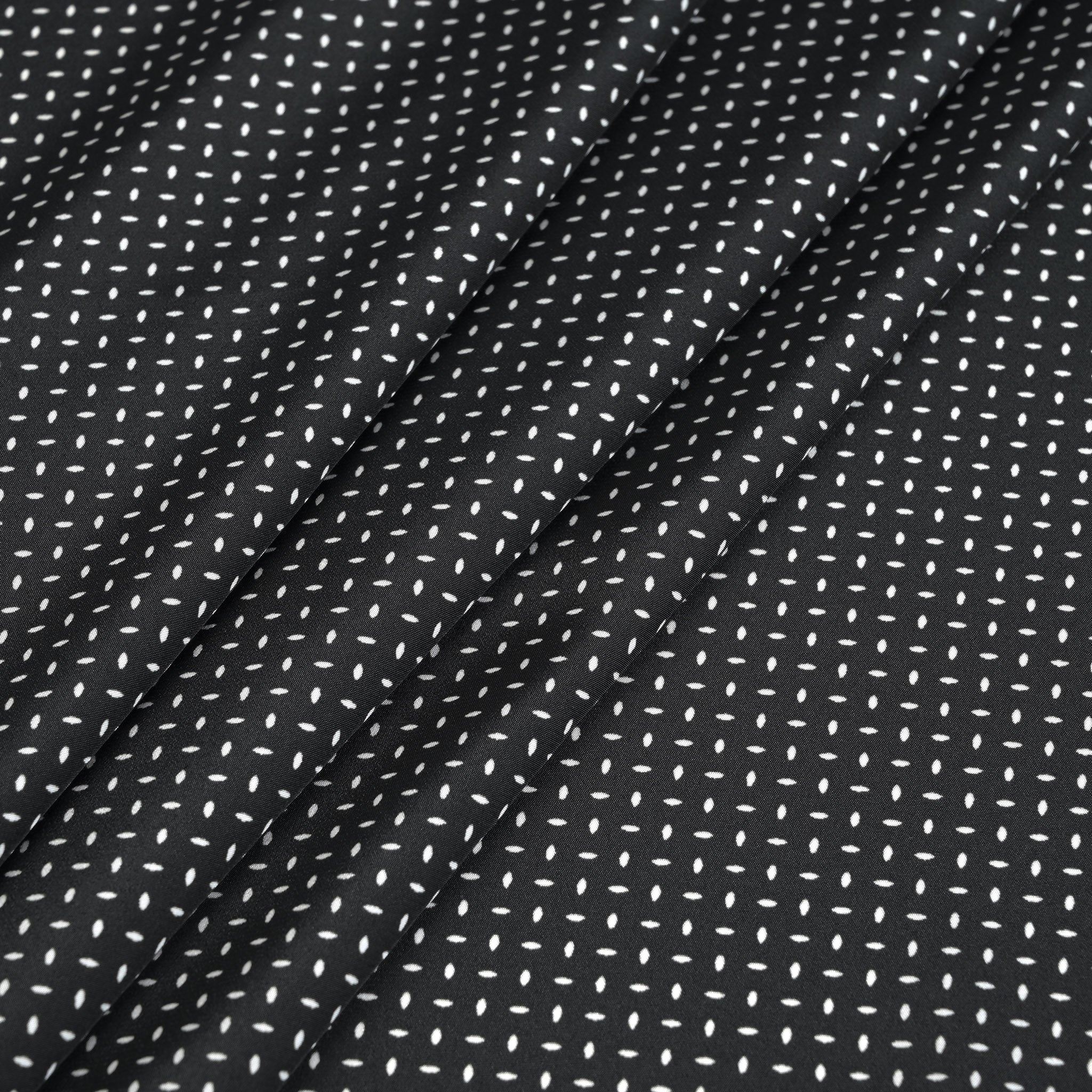 Black Printed Poly Poplin 10 - Fabrics4Fashion