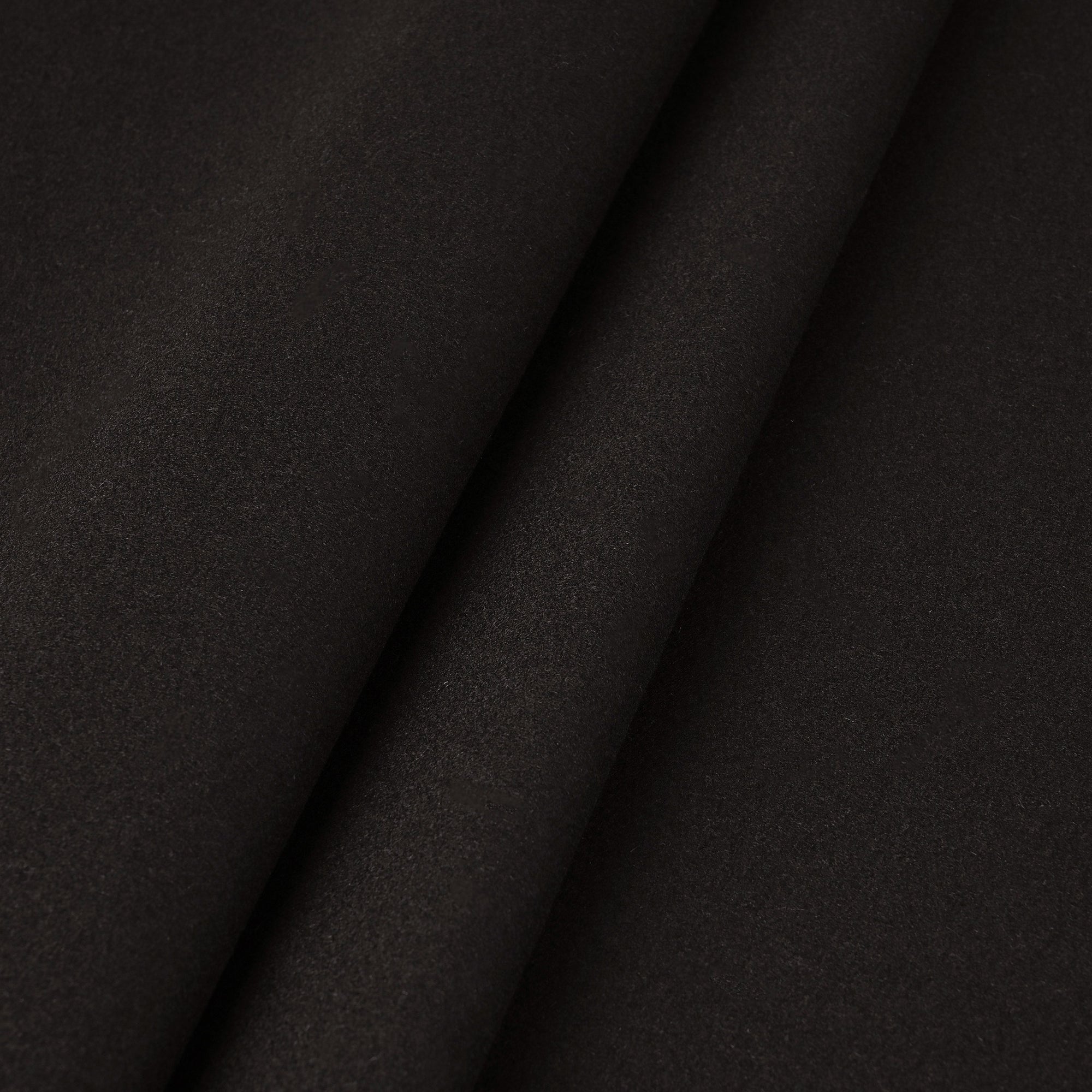Dark Brown Melton Wool 1238