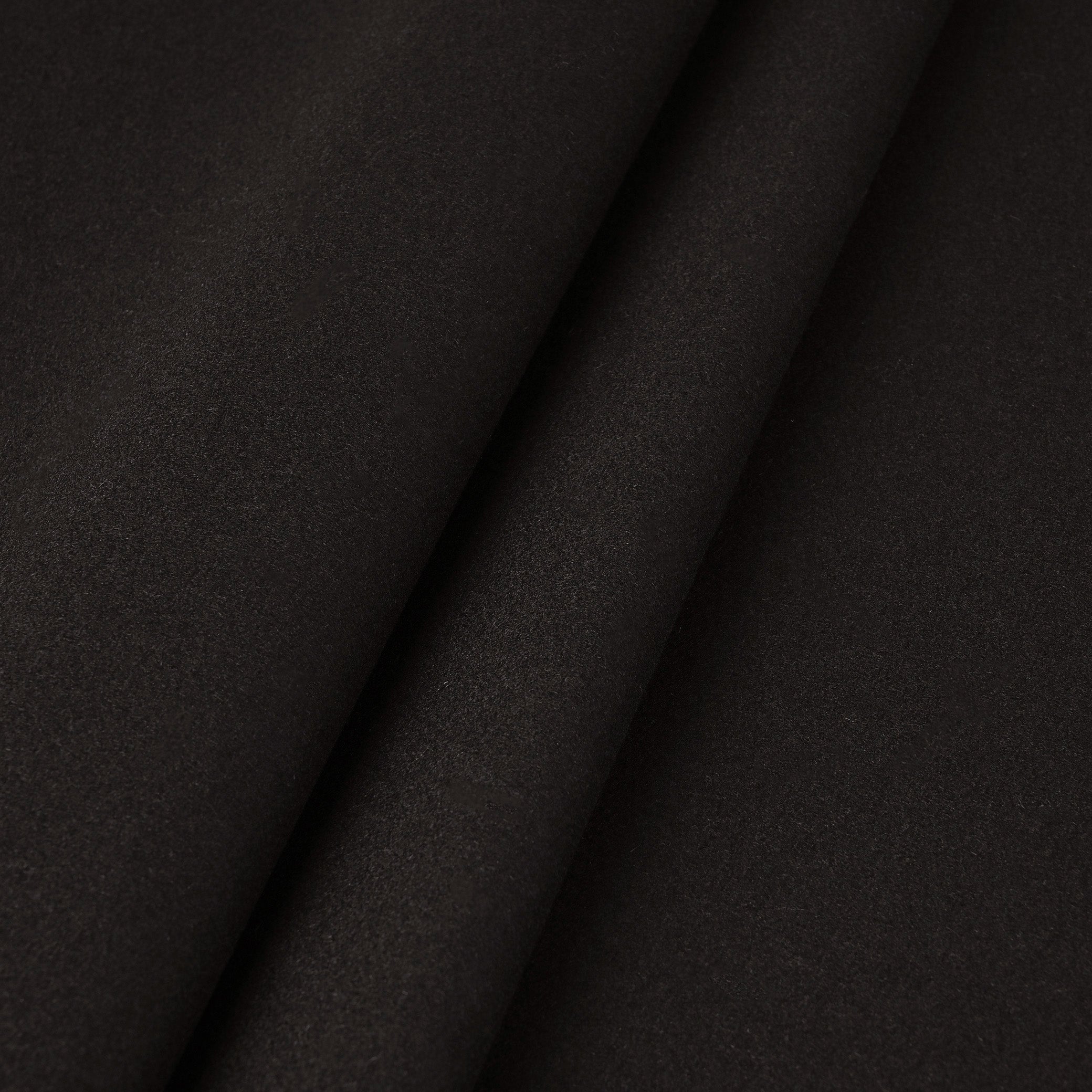 Dark Brown Melton Wool 1238