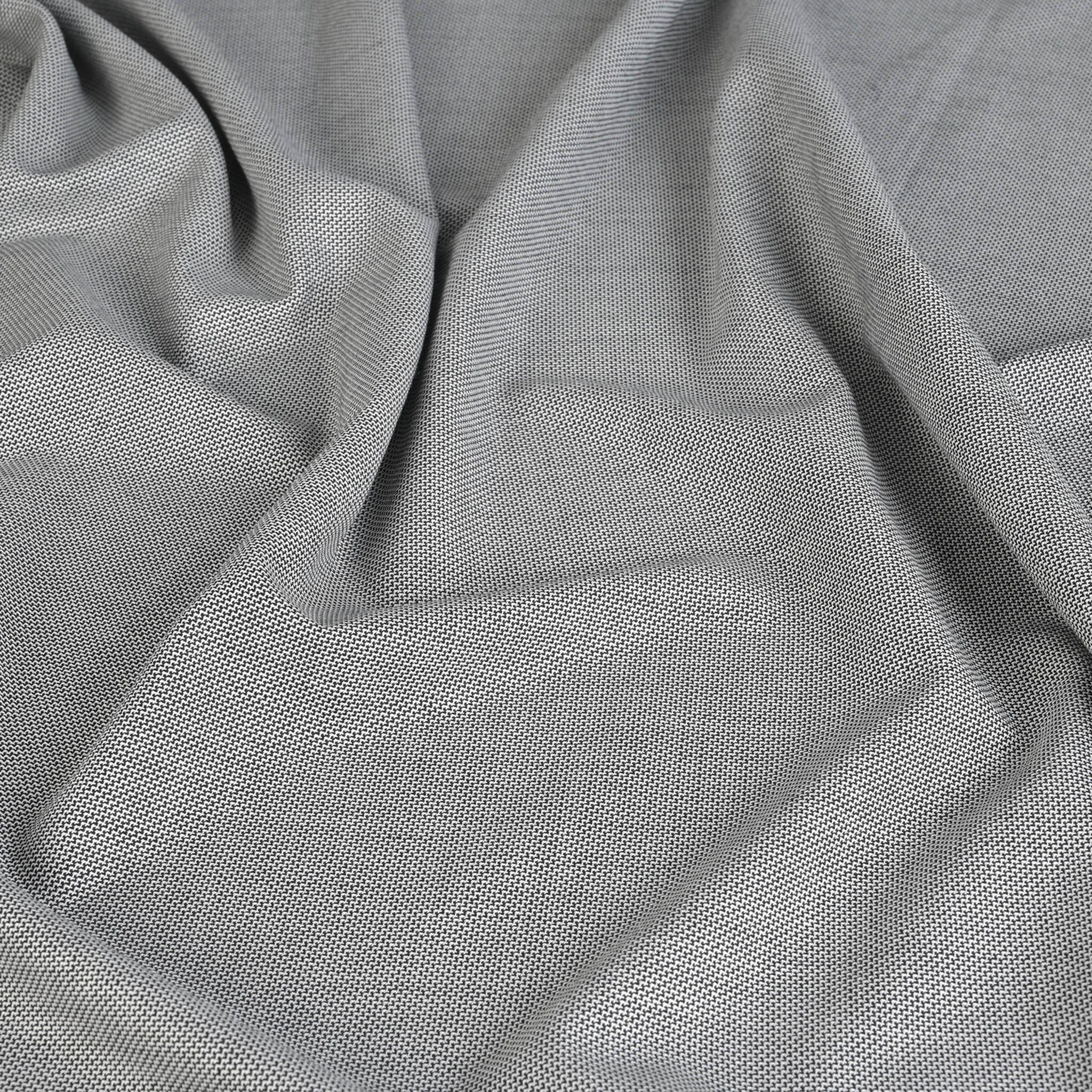 Black and White Micro Jacquard 2459 - Fabrics4Fashion