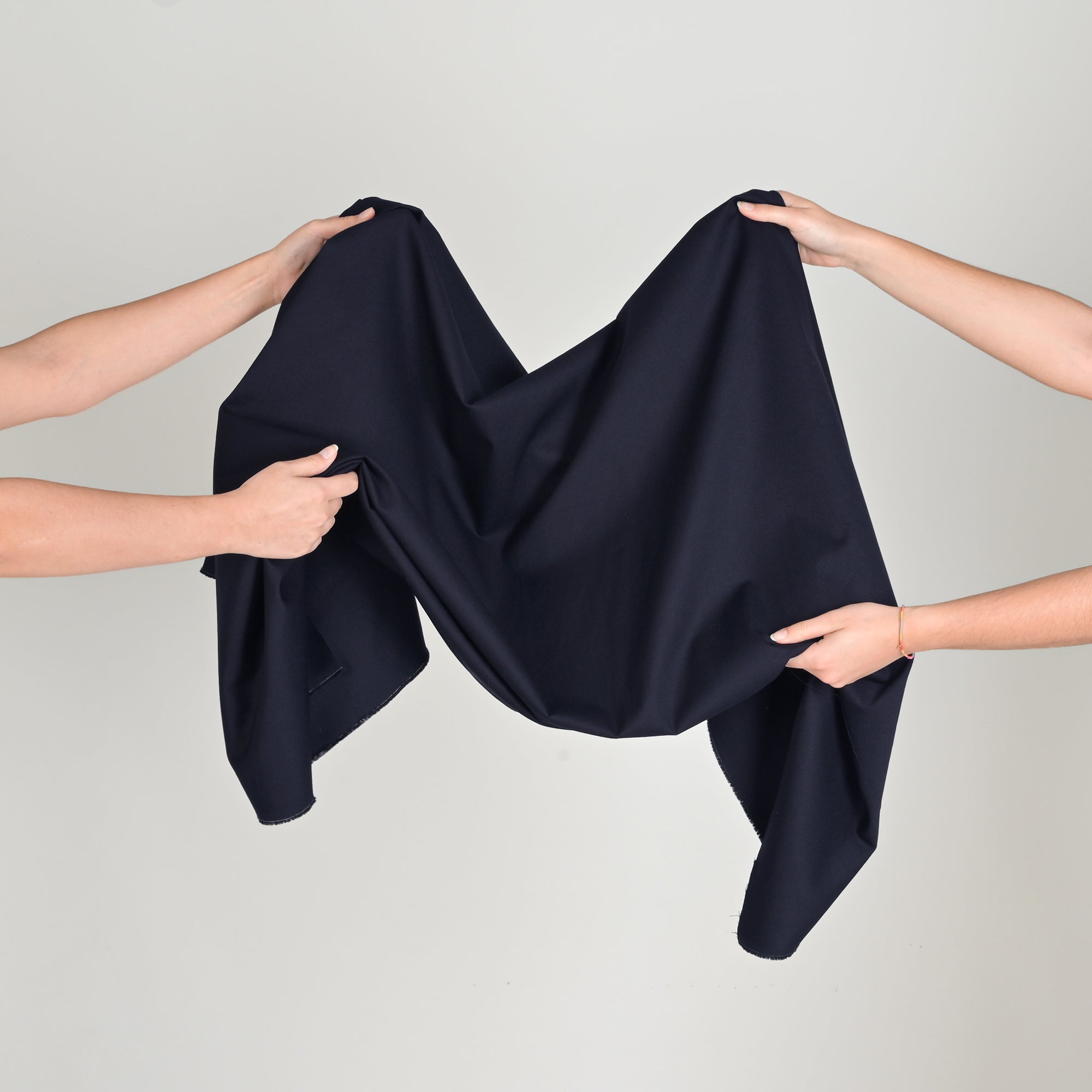 Midnight Blue Stretch Cotton Fabric 3292