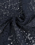 Navy Lace Fabric 5339