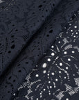 Navy Lace Fabric 5339