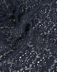 Navy Lace Fabric 5339