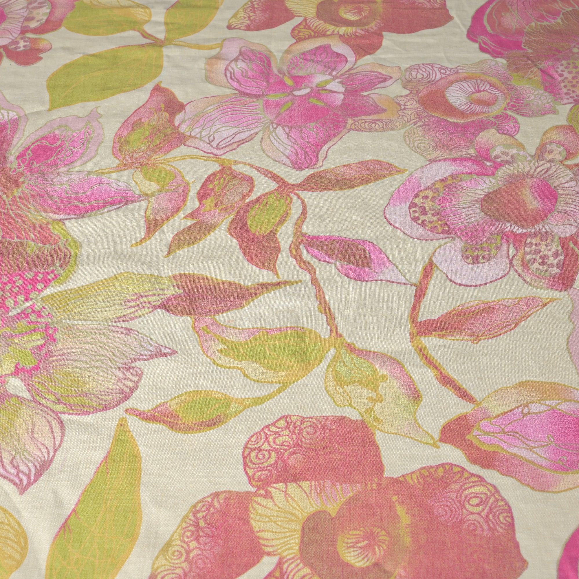 Ivory Pink Floral Print 558