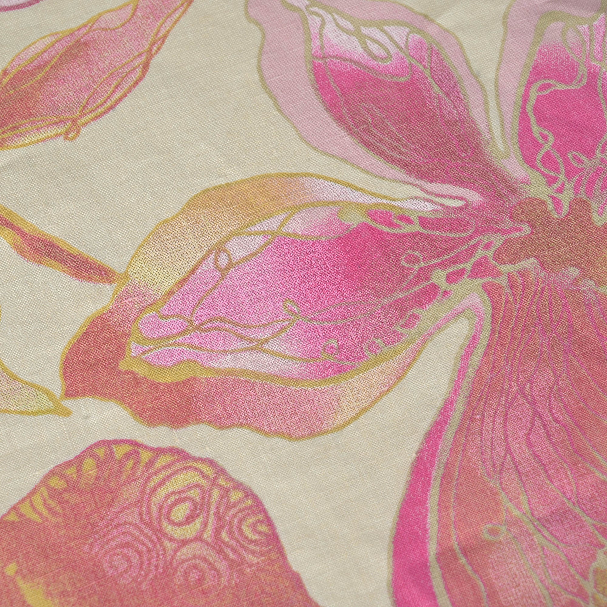 Ivory Pink Floral Print 558