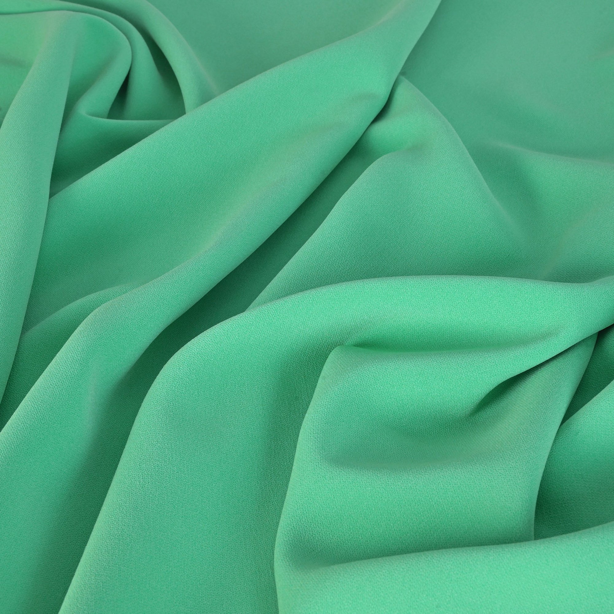 Aqua Green Double Weave Fabric 75348